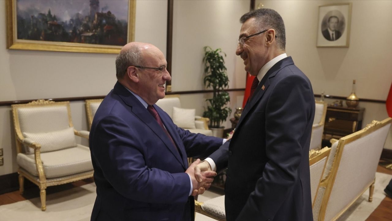 Cumhurbaşkanı Yardımcısı Oktay, Uluslararası Göç Örgütü Genel Direktörü Vitorino'yu kabul etti