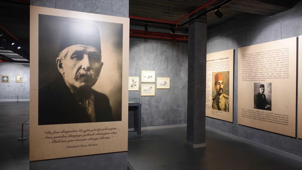 "Üsküdarlı Hoca Ali Rıza Resim Sergisi" ziyarete açıldı