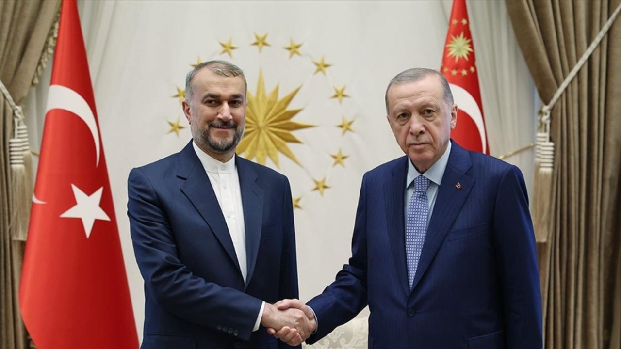 Cumhurbaşkanı Erdoğan, İran Dışişleri Bakanı Abdullahiyan'ı kabul etti