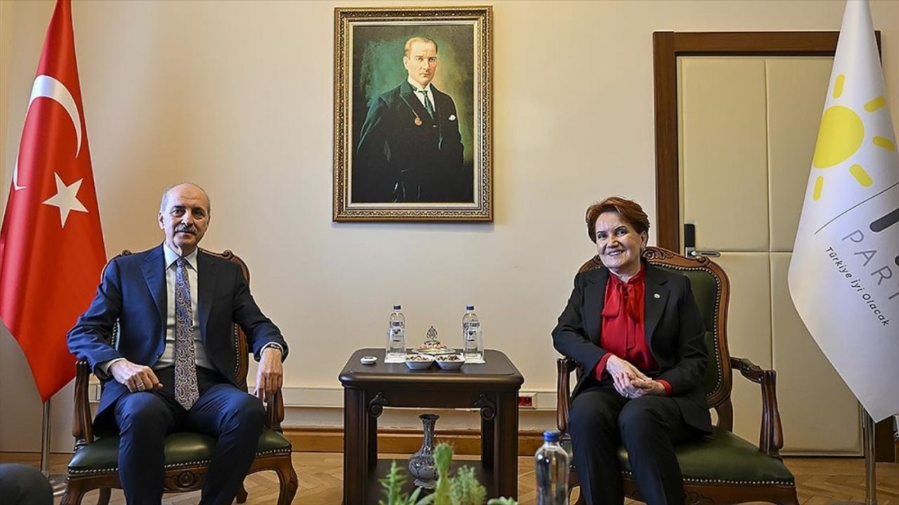 TBMM Başkanı Kurtulmuş, İYİ Parti Genel Başkanı Akşener’i ziyaret etti