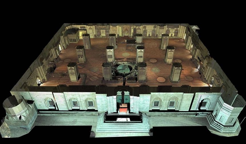 Bursa'daki tarihi eserler olası depreme karşı lazer tarama cihazlarıyla modelleniyor